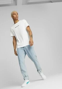 Puma Mercedes-Amg Petronas Motorsport Mt7 - T-Shirt Con Stampa - White