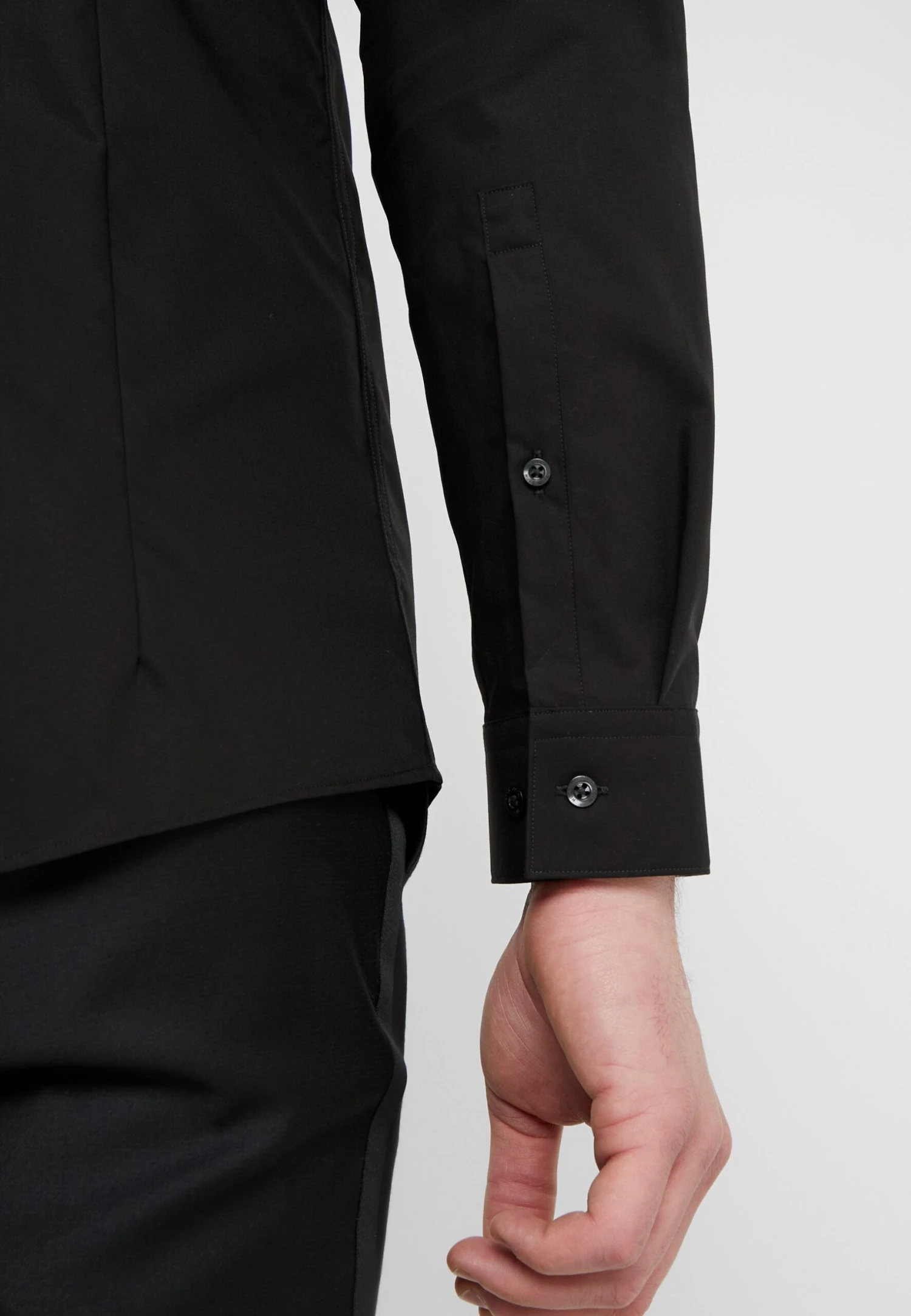 Hugo Erriko Extra Slim Fit - Camicia Elegante - Black 6 Hugo Erriko Extra Slim Fit - Camicia Elegante - Black - immagine 6