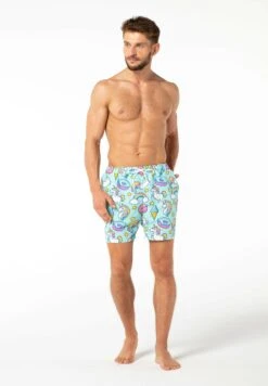 Mr GUGU & MISS GO Happy Teal- Shorts Da Mare - Teal 6 Mr GUGU & MISS GO Happy Teal- Shorts Da Mare - Teal -Vendite Boss 7a3e57eddb0747efa790f33d7ffe54d3