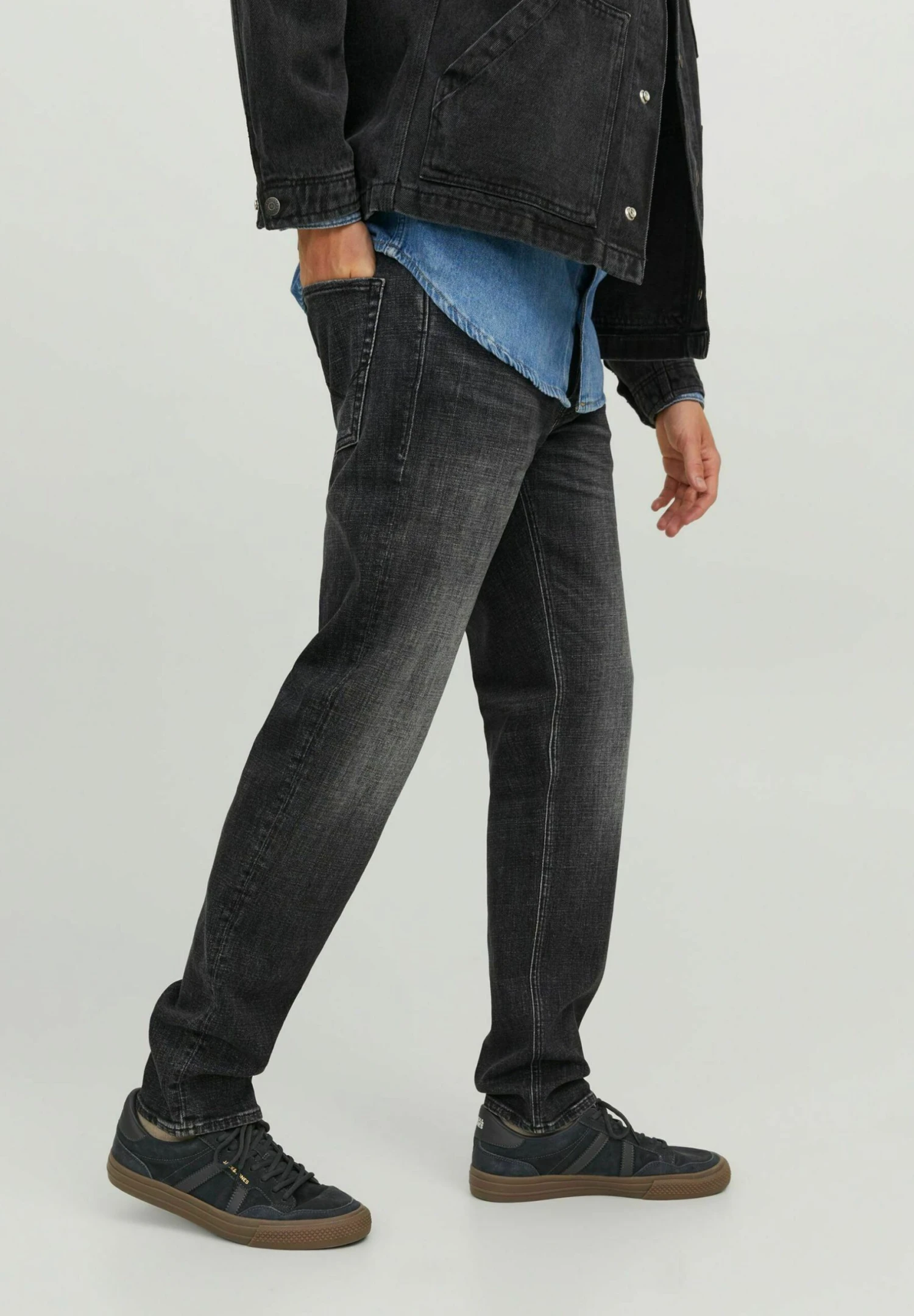 Jack & Jones Mike Original Jos 711Jeans Slim FitBlack Denim Uomo Jeans JA222G29Z-Q11 5 Jack & Jones Mike Original Jos 711Jeans Slim FitBlack Denim Uomo Jeans JA222G29Z-Q11 - immagine 5