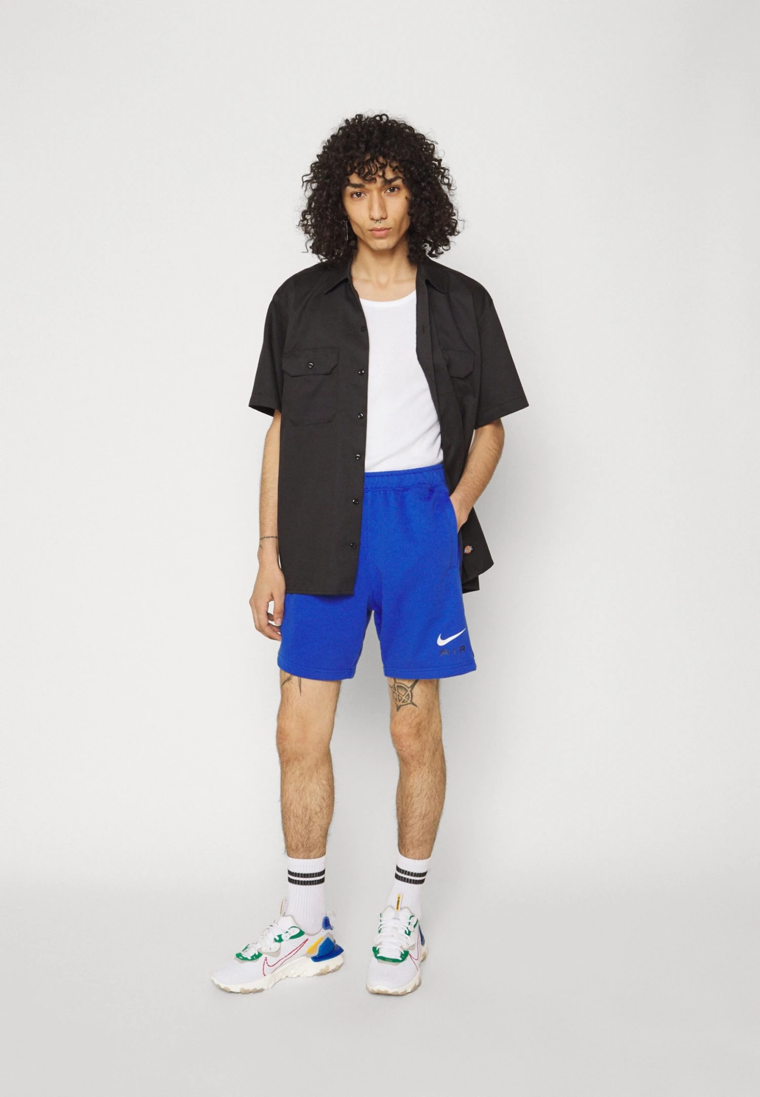 Nike Sportswear Air - Pantaloni Sportivi - Game Royal/Obsidian 5 Nike Sportswear Air - Pantaloni Sportivi - Game Royal/Obsidian - immagine 5