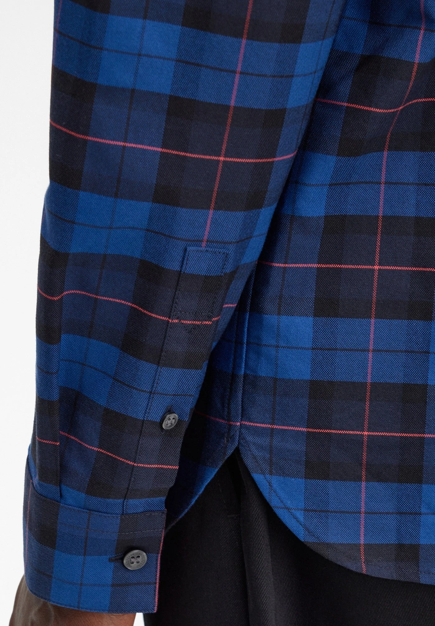 Fred Perry Tartan - Camicia - Blu Navy 2 Fred Perry Tartan - Camicia - Blu Navy - immagine 2