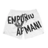 Emporio Armani Boxer - Shorts Da Mare - Weiß