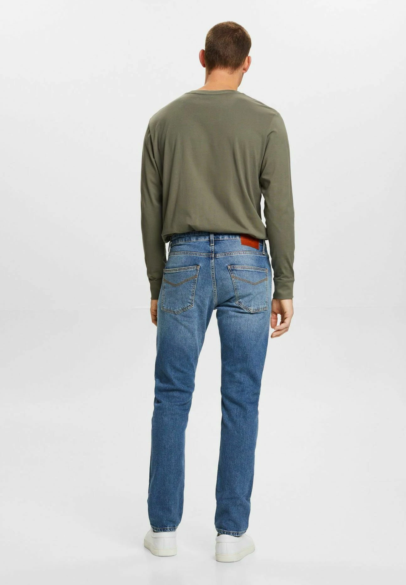 ESPRIT Jeans A Sigaretta - Blue Medium Washed New 3 ESPRIT Jeans A Sigaretta - Blue Medium Washed New - immagine 3