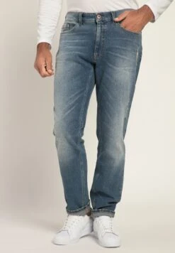 JP1880 FlexnamicBleached Destroy-Look 5-Pocket Bis- Jeans A Sigaretta - Hell Bleached