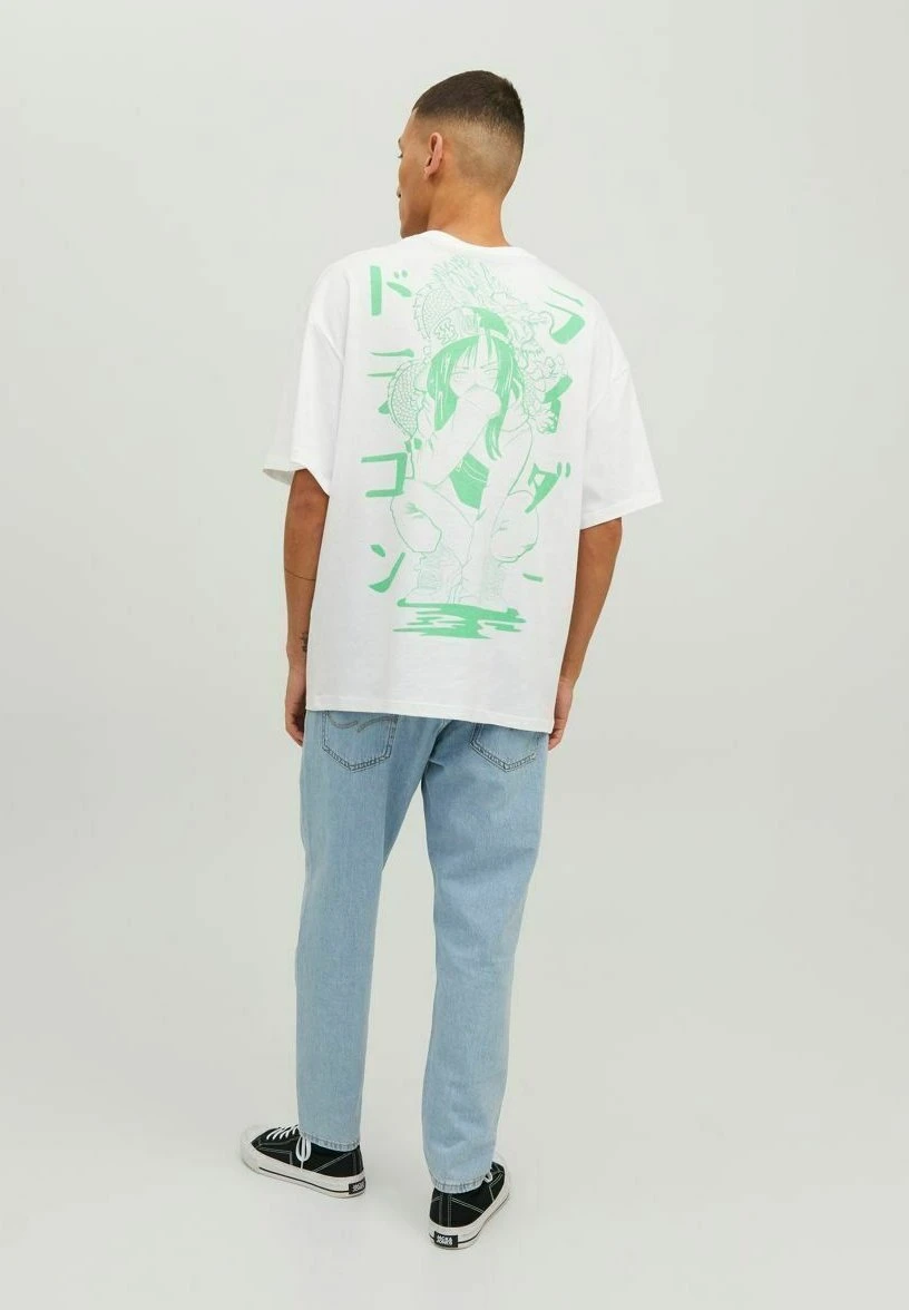 Jack & Jones Jordragon Rider CrewT-Shirt Con StampaWhite Uomo T-shirt E Polo JA222O56E-A11 1 Jack & Jones Jordragon Rider CrewT-Shirt Con StampaWhite Uomo T-shirt E Polo JA222O56E-A11