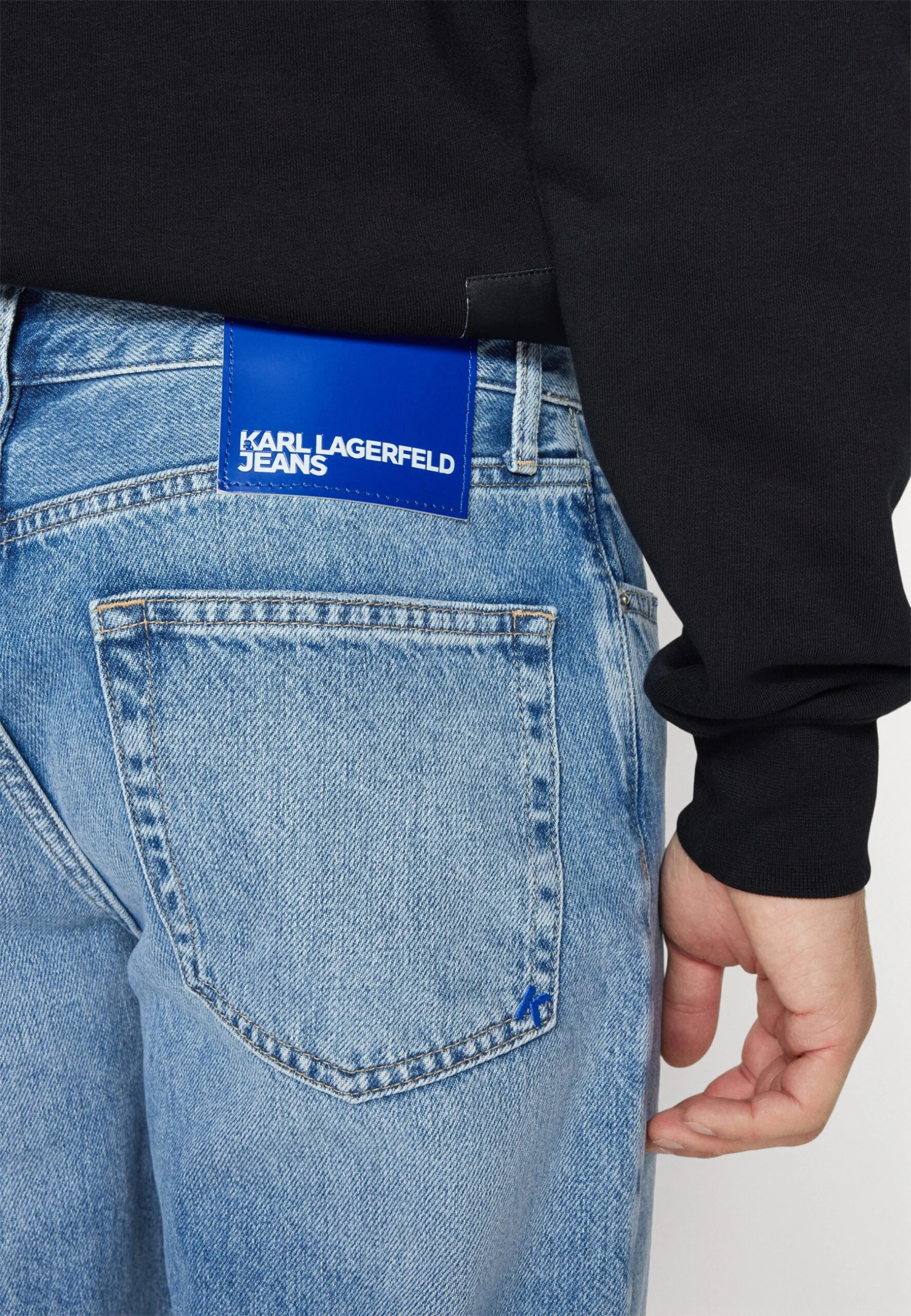 Karl Lagerfeld Jeans StraightJeans A SigarettaLight Blue Uomo Jeans K3W22G00S-K11 6 Karl Lagerfeld Jeans StraightJeans A SigarettaLight Blue Uomo Jeans K3W22G00S-K11 - immagine 6