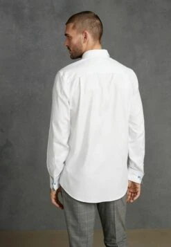 Next Signature Trimmed Regular Fit Double Cuff - Camicia Elegante - White -Vendite Boss 8dc55a0db3a54de780da05569c885182