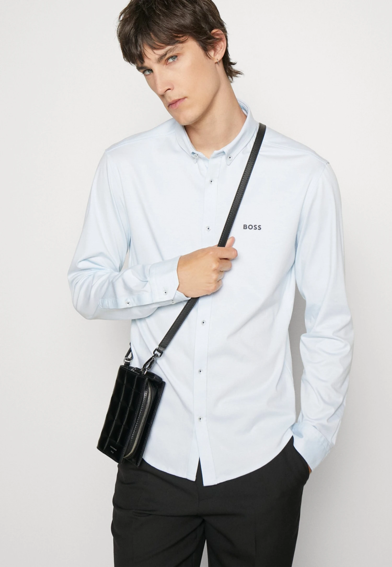 Boss BiadoCamiciaOpen Blue Uomo Camicie BB122D1DL-K11 4 Boss BiadoCamiciaOpen Blue Uomo Camicie BB122D1DL-K11 - immagine 4