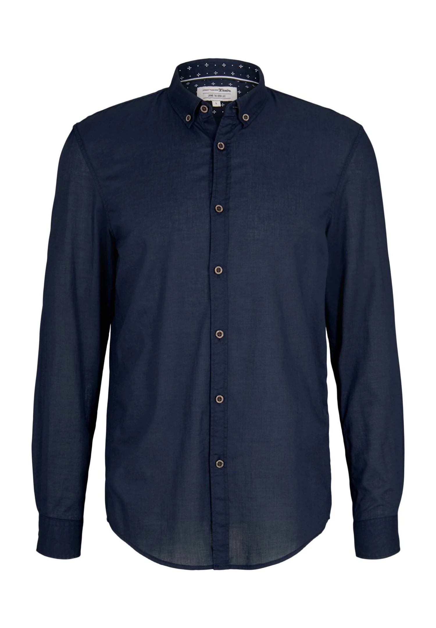 TOM TAILOR Denim Light ShirtCamiciaBlack Iris Blue Uomo Camicie TO722D0EQ-K12 5 TOM TAILOR Denim Light ShirtCamiciaBlack Iris Blue Uomo Camicie TO722D0EQ-K12 - immagine 5