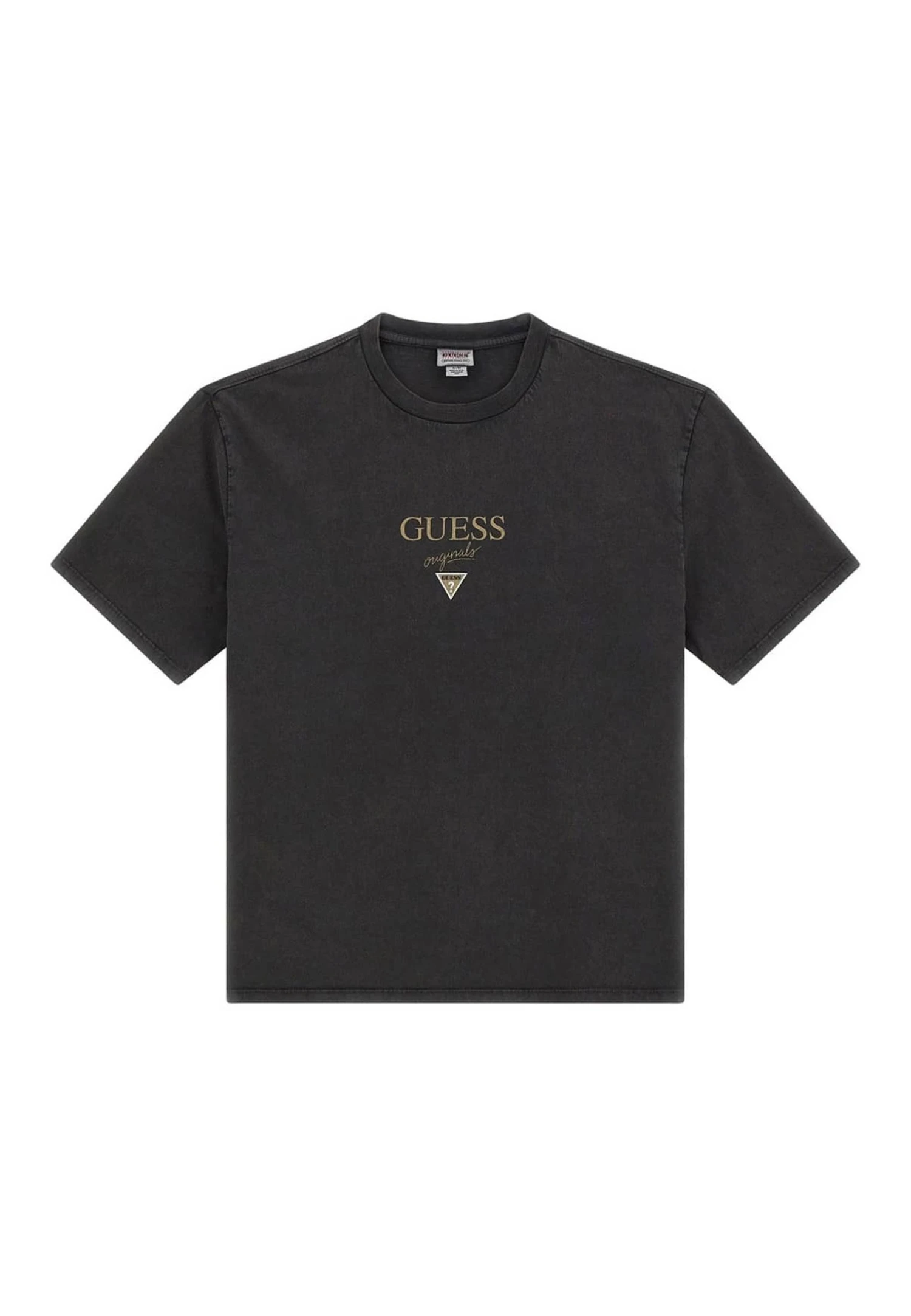Guess Logo Frontale - T-Shirt Con Stampa - Nero 5 Guess Logo Frontale - T-Shirt Con Stampa - Nero - immagine 5