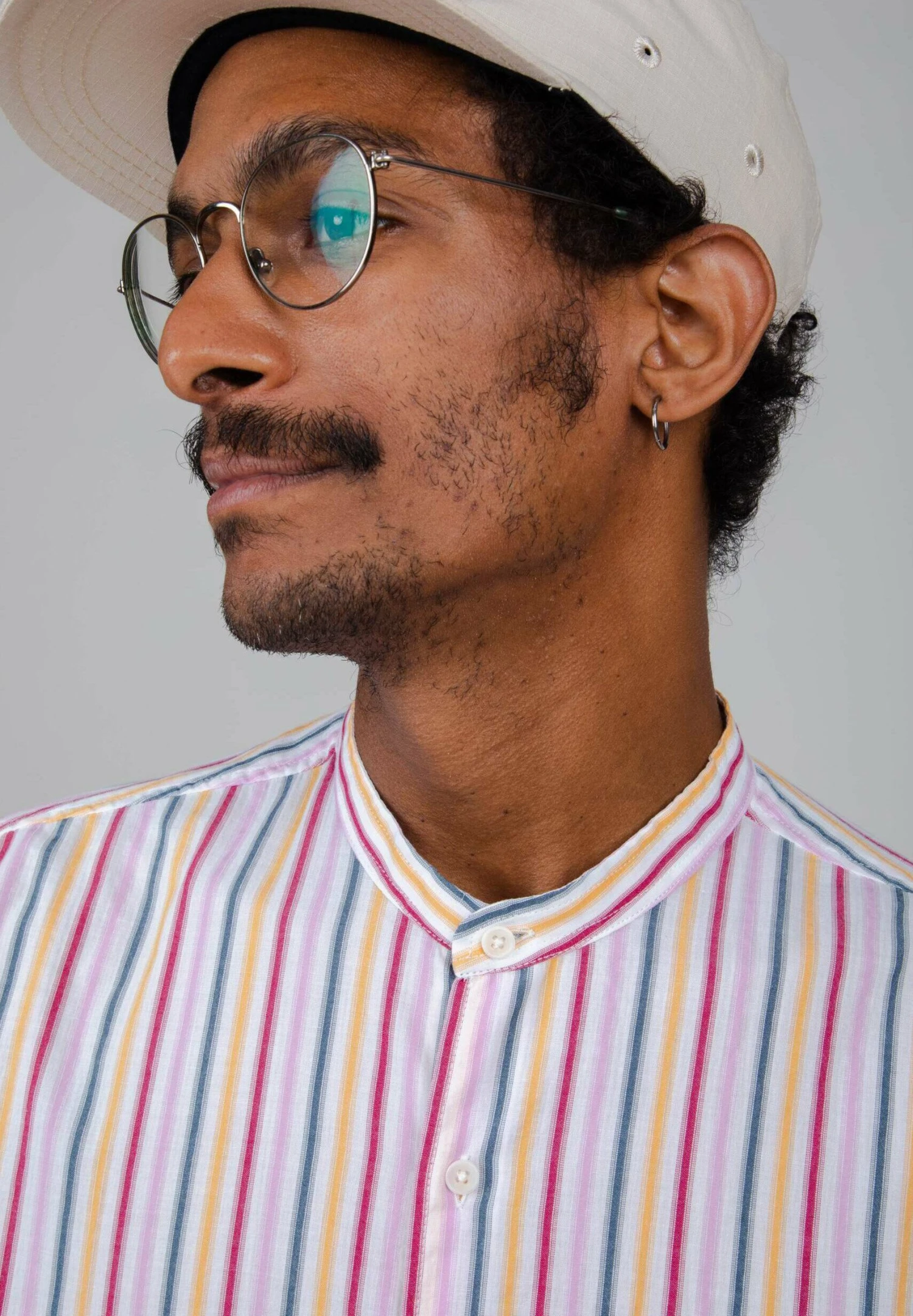 Brava Fabrics Rainbow Regular Mao - Camicia - White 4 Brava Fabrics Rainbow Regular Mao - Camicia - White - immagine 4