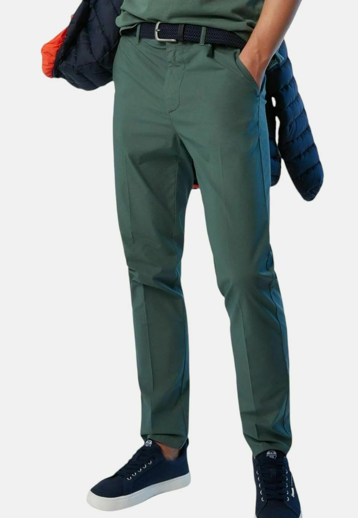 North Sails ChinoVerde Uomo Pantaloni NO622E021-M11 3 North Sails ChinoVerde Uomo Pantaloni NO622E021-M11 - immagine 3