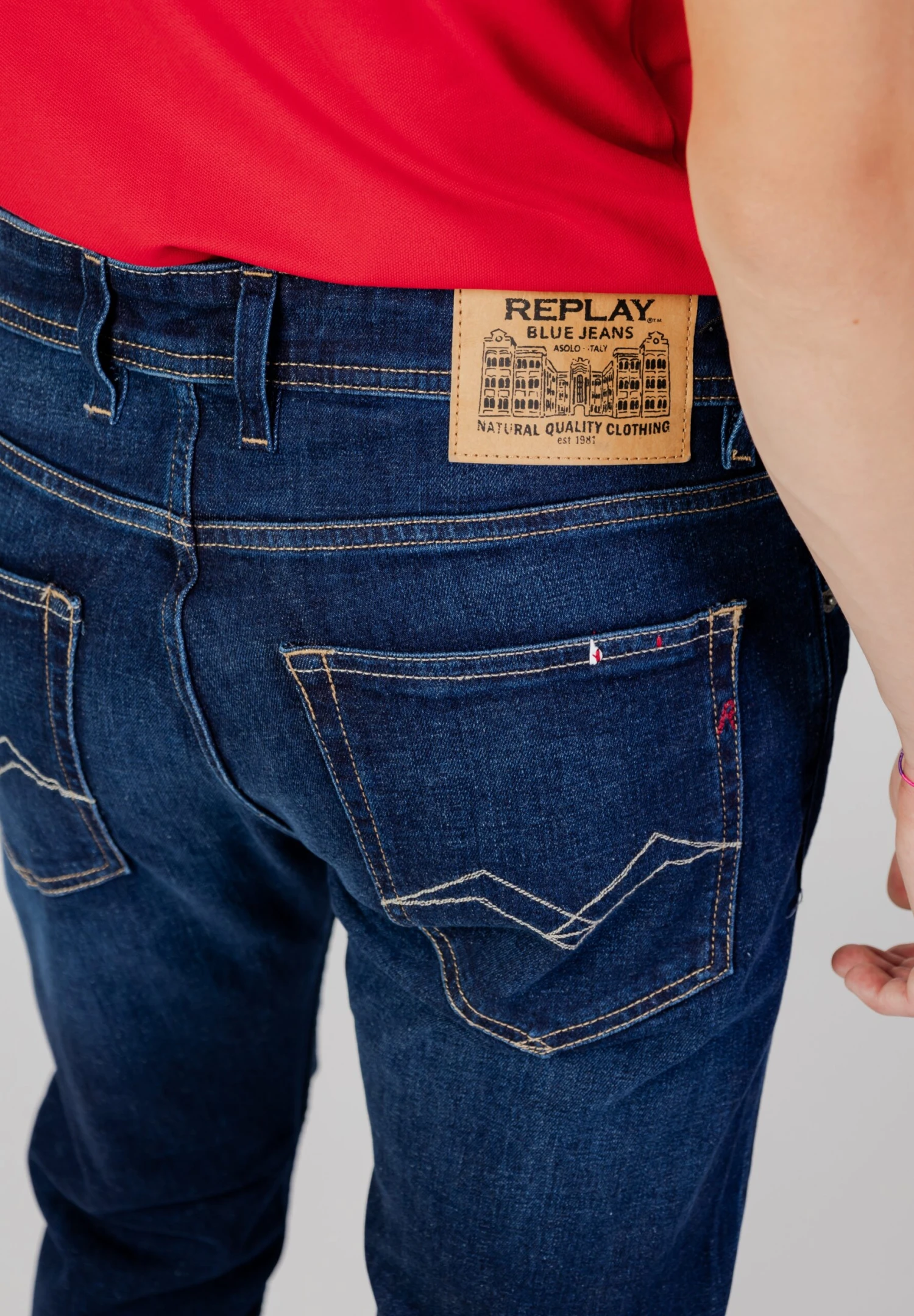 Replay Grover- Jeans Slim Fit - Blue 4 Replay Grover- Jeans Slim Fit - Blue - immagine 4