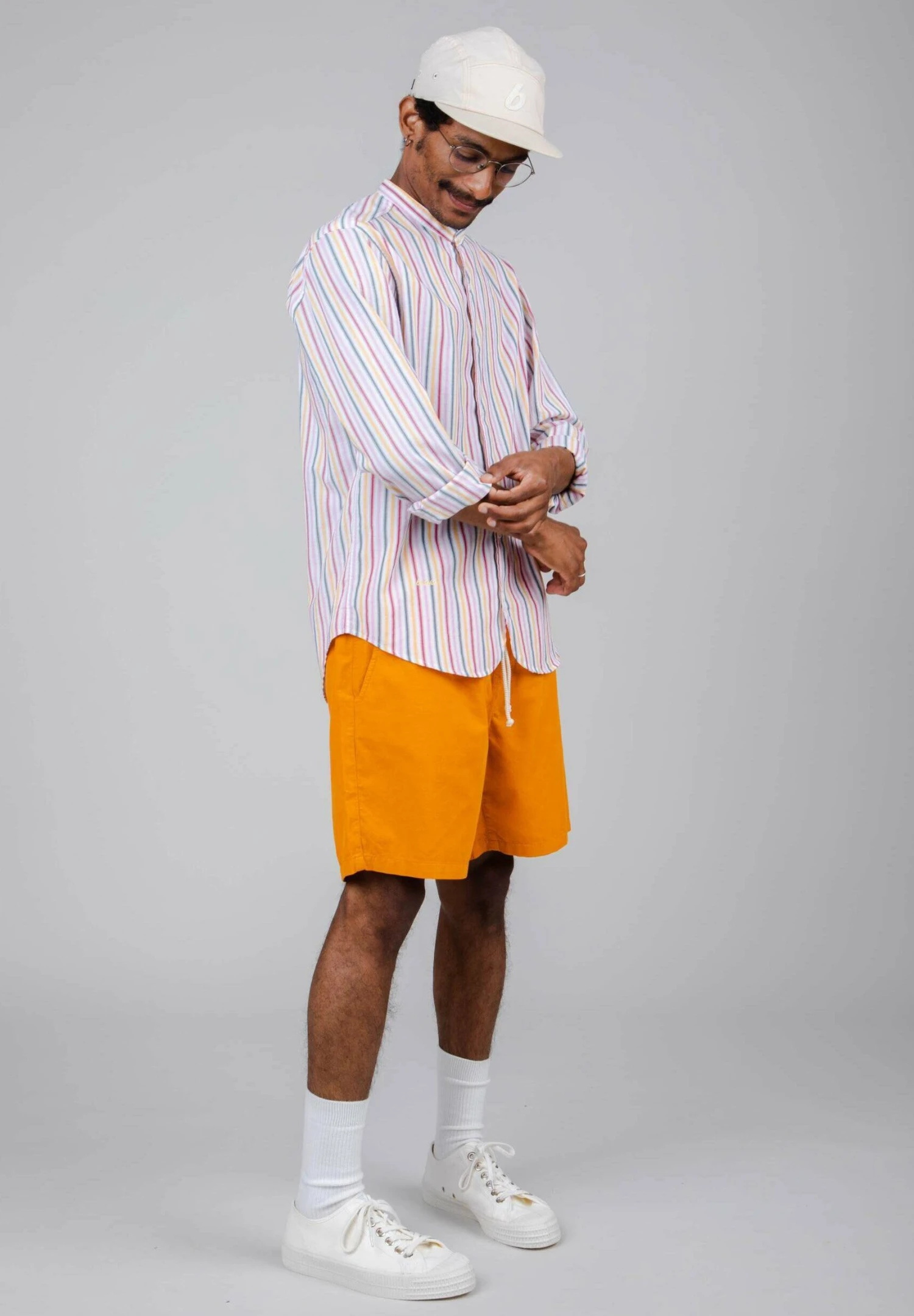 Brava Fabrics Rainbow Regular Mao - Camicia - White 2 Brava Fabrics Rainbow Regular Mao - Camicia - White - immagine 2