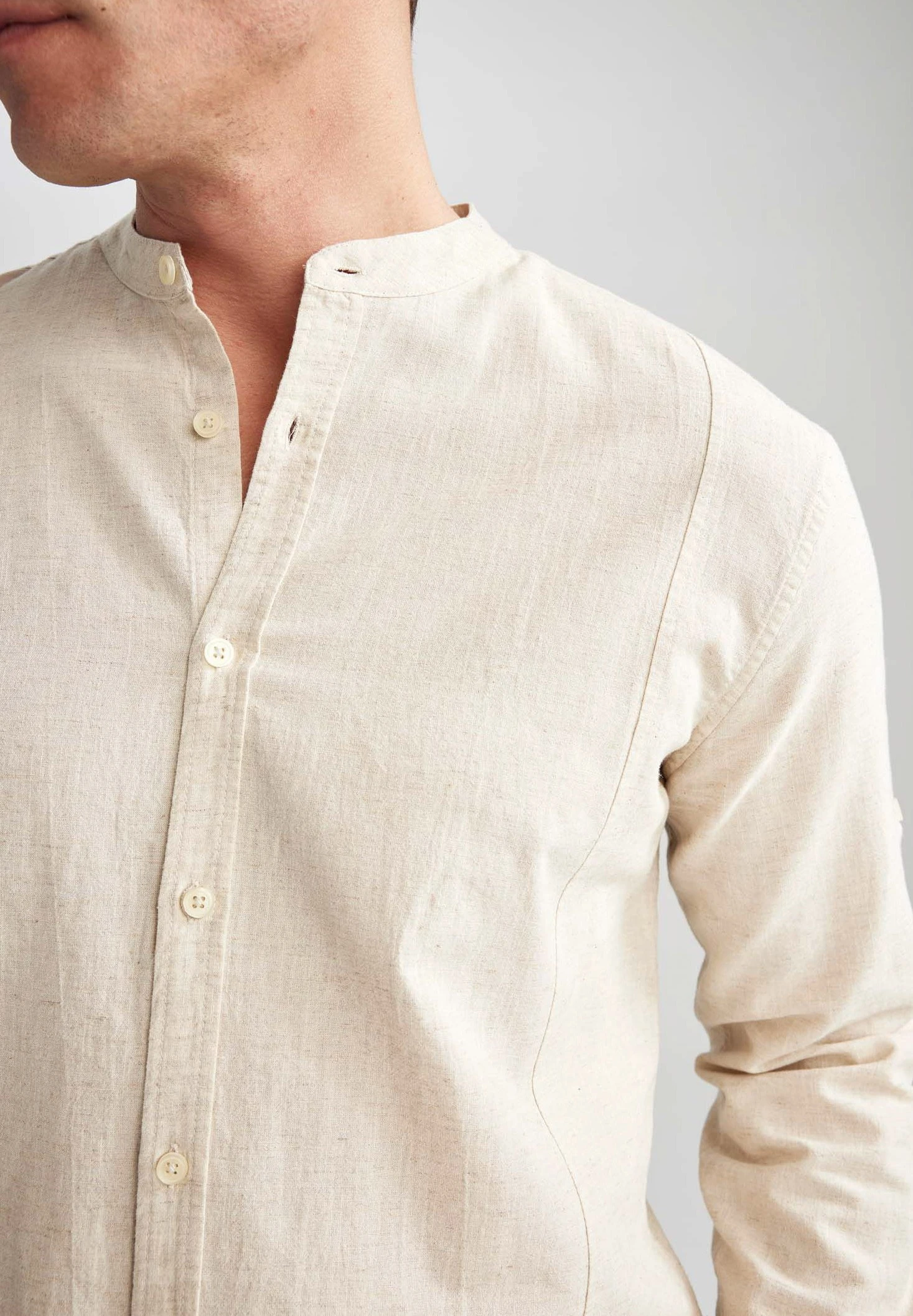 DeFacto Modern Fit - Camicia - Beige 4 DeFacto Modern Fit - Camicia - Beige - immagine 4