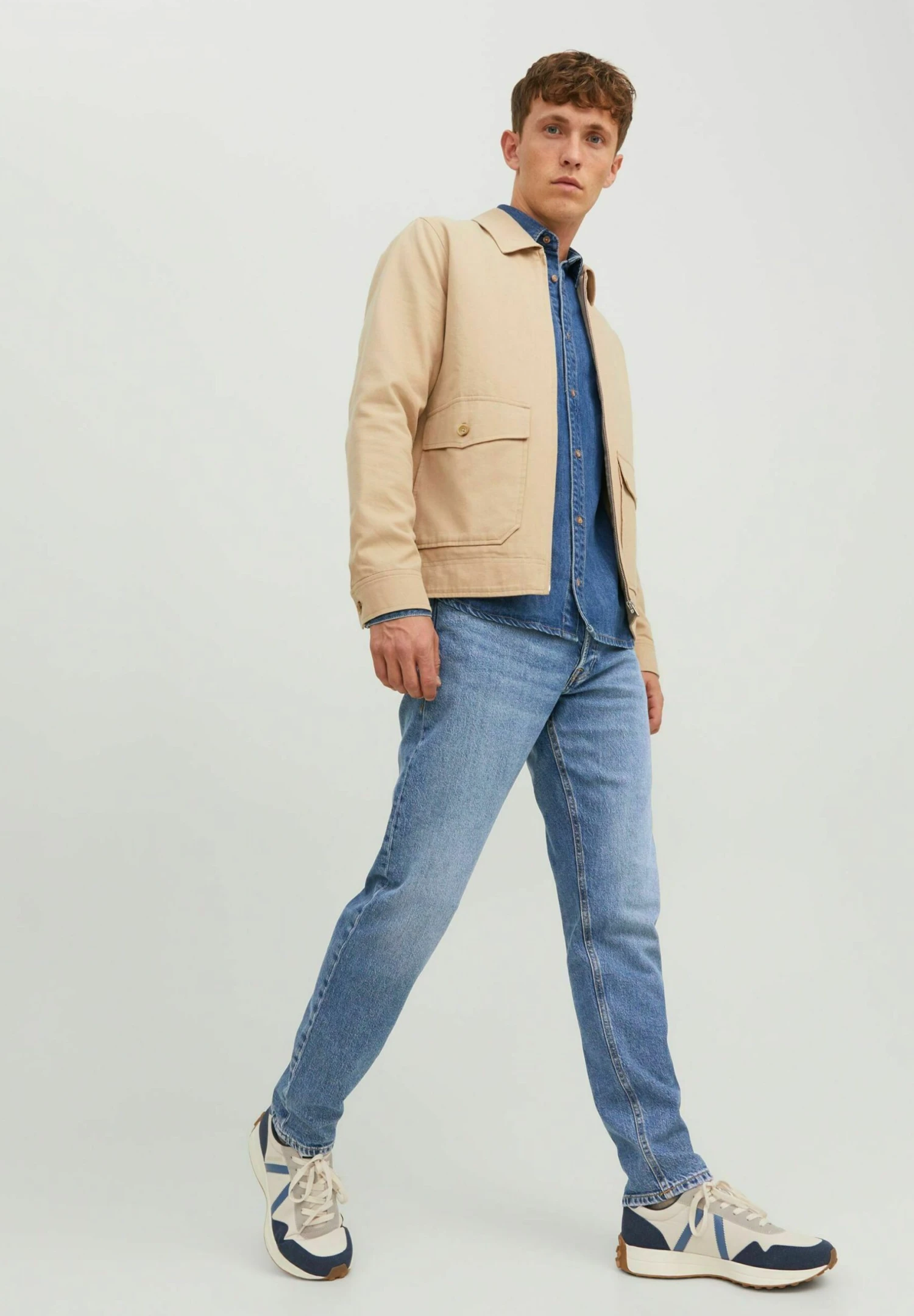 Jack & Jones Erik OriginalJeans A SigarettaBlue Denim Uomo Jeans JA222G2A1-K11 6 Jack & Jones Erik OriginalJeans A SigarettaBlue Denim Uomo Jeans JA222G2A1-K11 - immagine 6