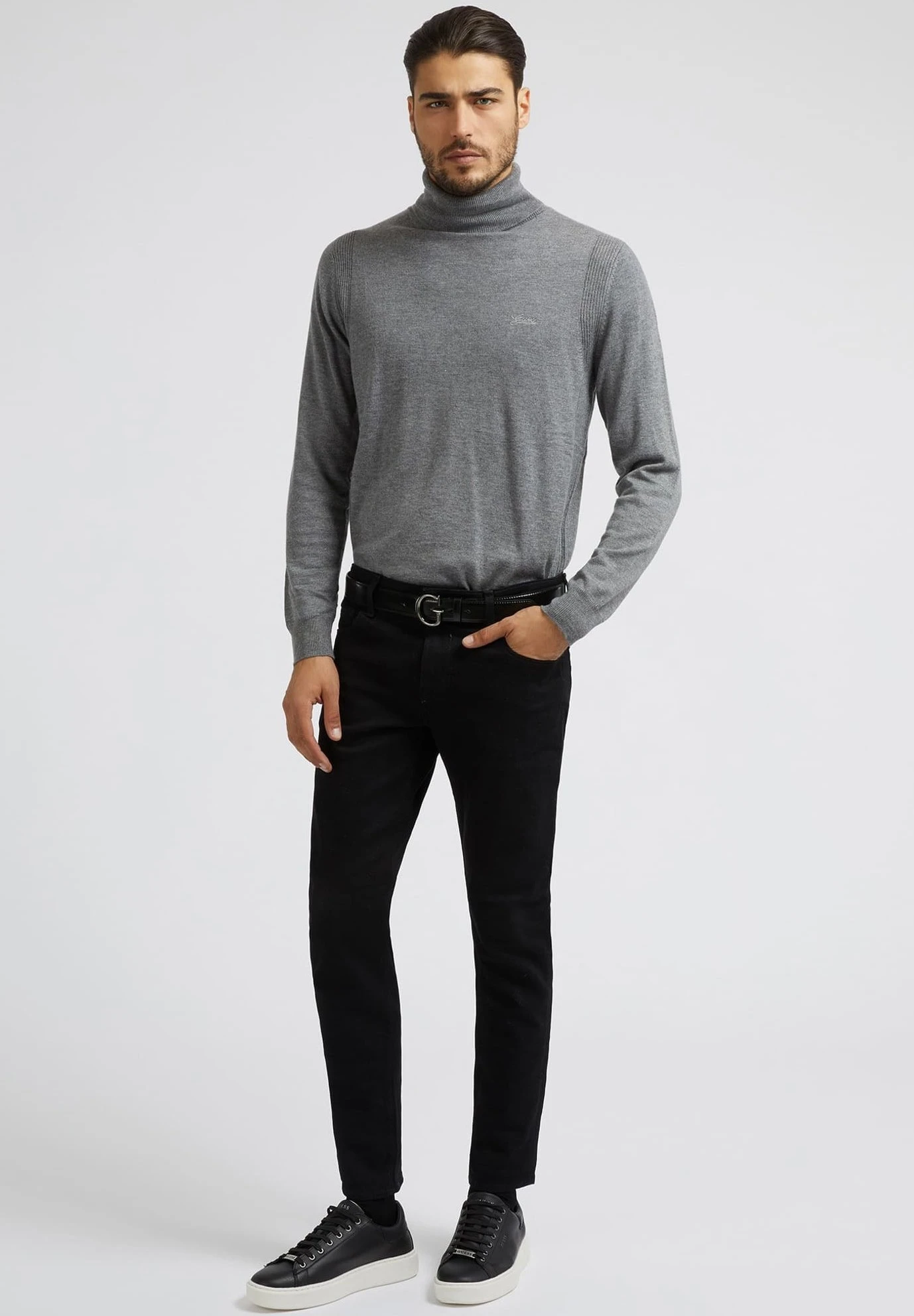 Guess Skinny FitJeans Skinny FitSchwarz Uomo Jeans GU122G0J7-Q11 2 Guess Skinny FitJeans Skinny FitSchwarz Uomo Jeans GU122G0J7-Q11 - immagine 2