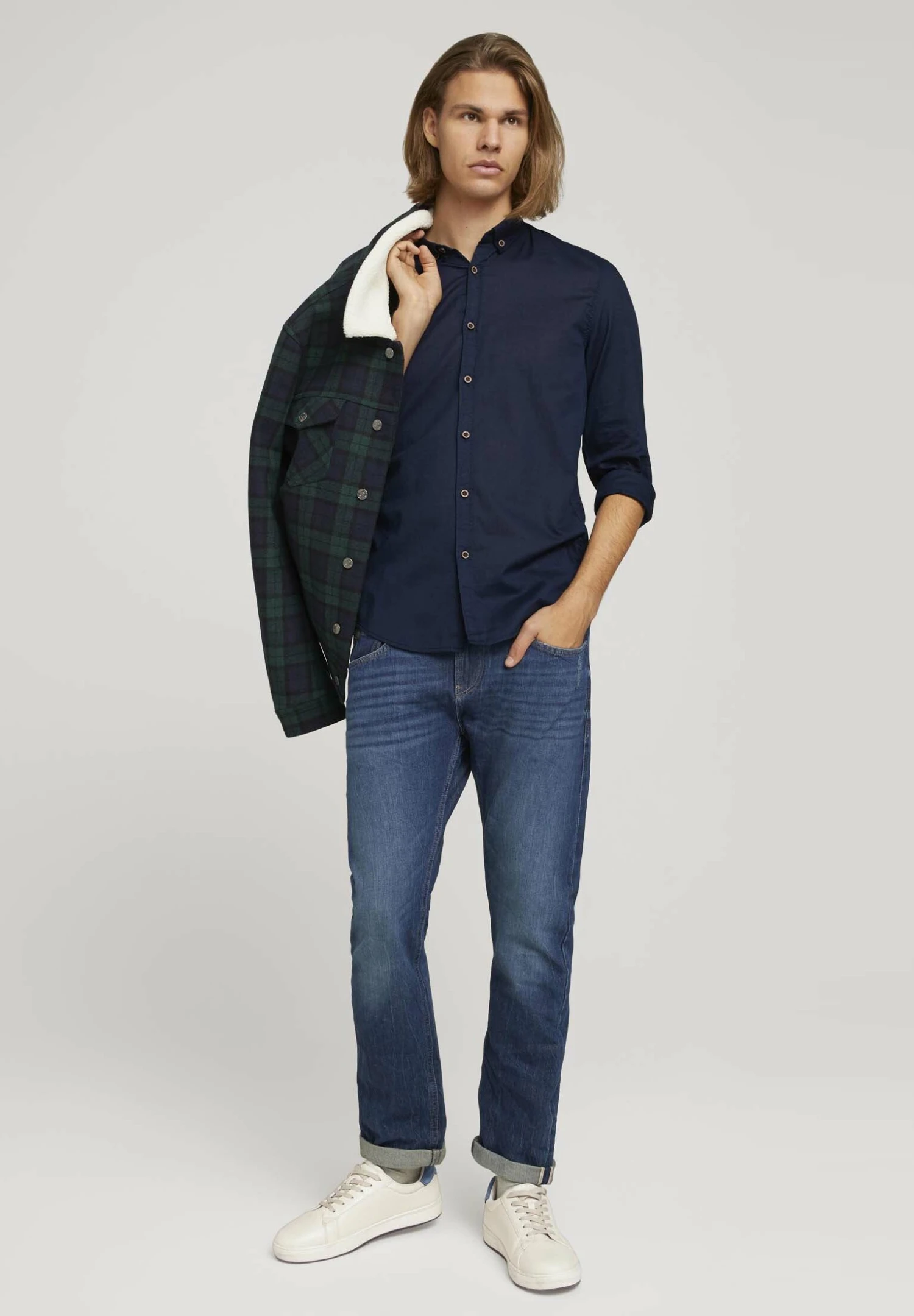 TOM TAILOR Denim Light ShirtCamiciaBlack Iris Blue Uomo Camicie TO722D0EQ-K12 2 TOM TAILOR Denim Light ShirtCamiciaBlack Iris Blue Uomo Camicie TO722D0EQ-K12 - immagine 2