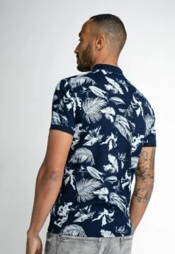 Petrol Industries With All-Over Print - Polo - Midnight Navy -Vendite Boss a67ab4c0d8a240bea575f562530644d8