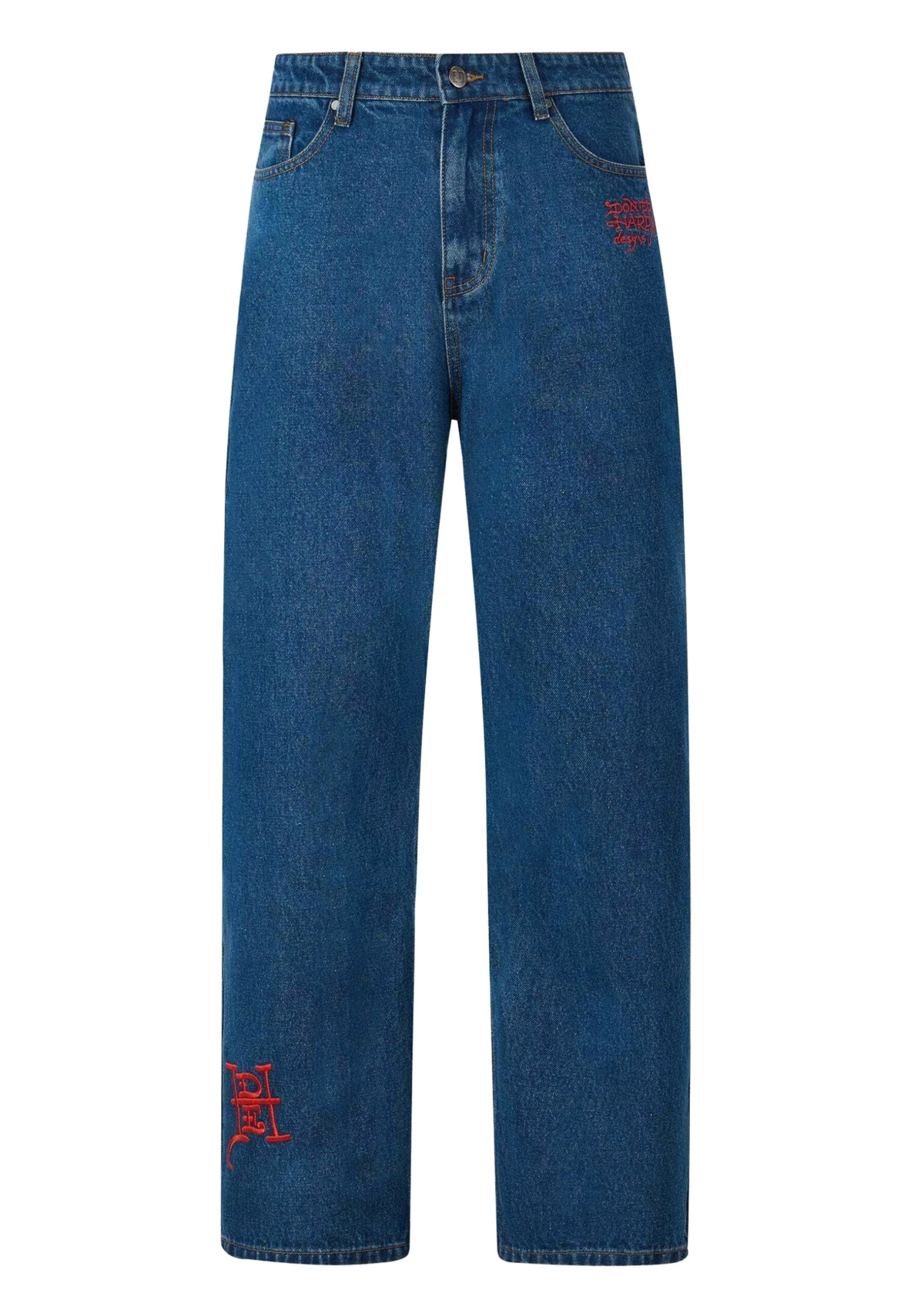 Ed Hardy Snake Sever Tattoo Graphic - Jeans Baggy - Indigo 6 Ed Hardy Snake Sever Tattoo Graphic - Jeans Baggy - Indigo - immagine 6