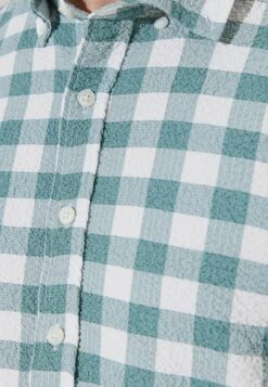 PuckeredCamiciaWhite Green Uomo Camicie A7T22D08U-A11 -Vendite Boss aa33ff445a314a25b7aa0f52f018ecaa