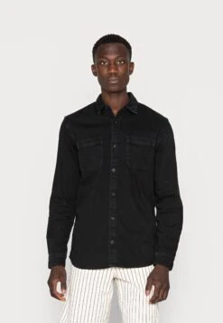 Jack & Jones Jjijeff Jjshirt CamiciaBlack Denim Uomo Camicie JA222D23G-Q11