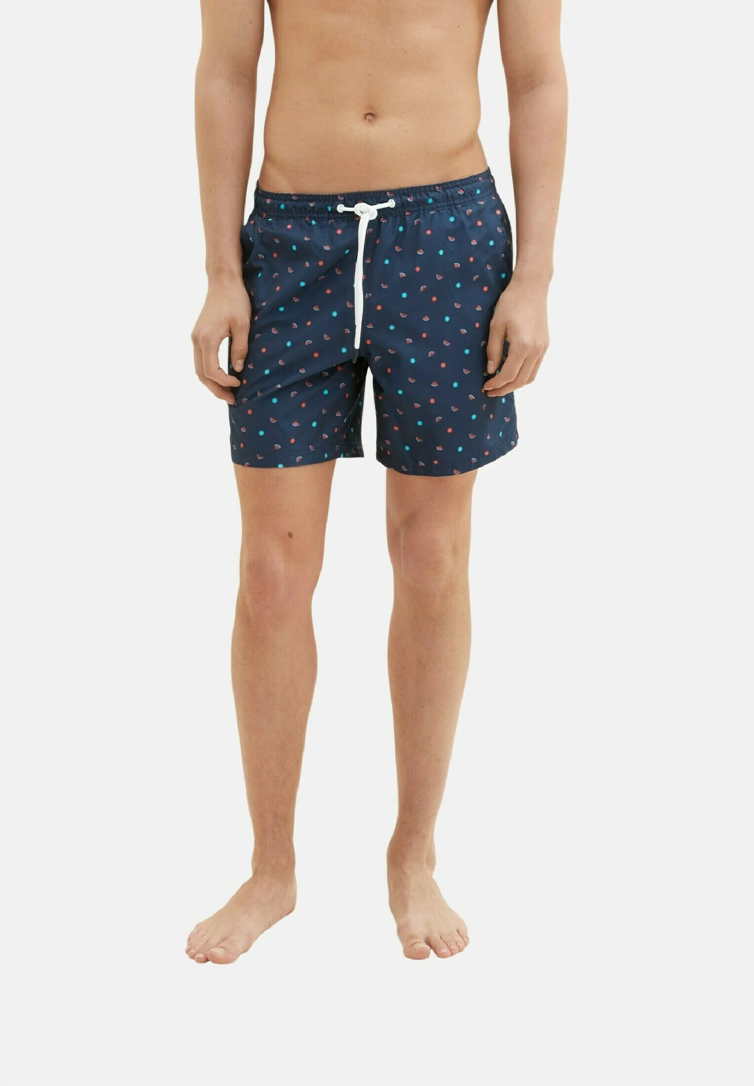 TOM TAILOR Denim Mit Allover-PrintShorts Da MareNavy Melon Sun Print Uomo Moda Mare TO782H00B-K11 1 TOM TAILOR Denim Mit Allover-PrintShorts Da MareNavy Melon Sun Print Uomo Moda Mare TO782H00B-K11