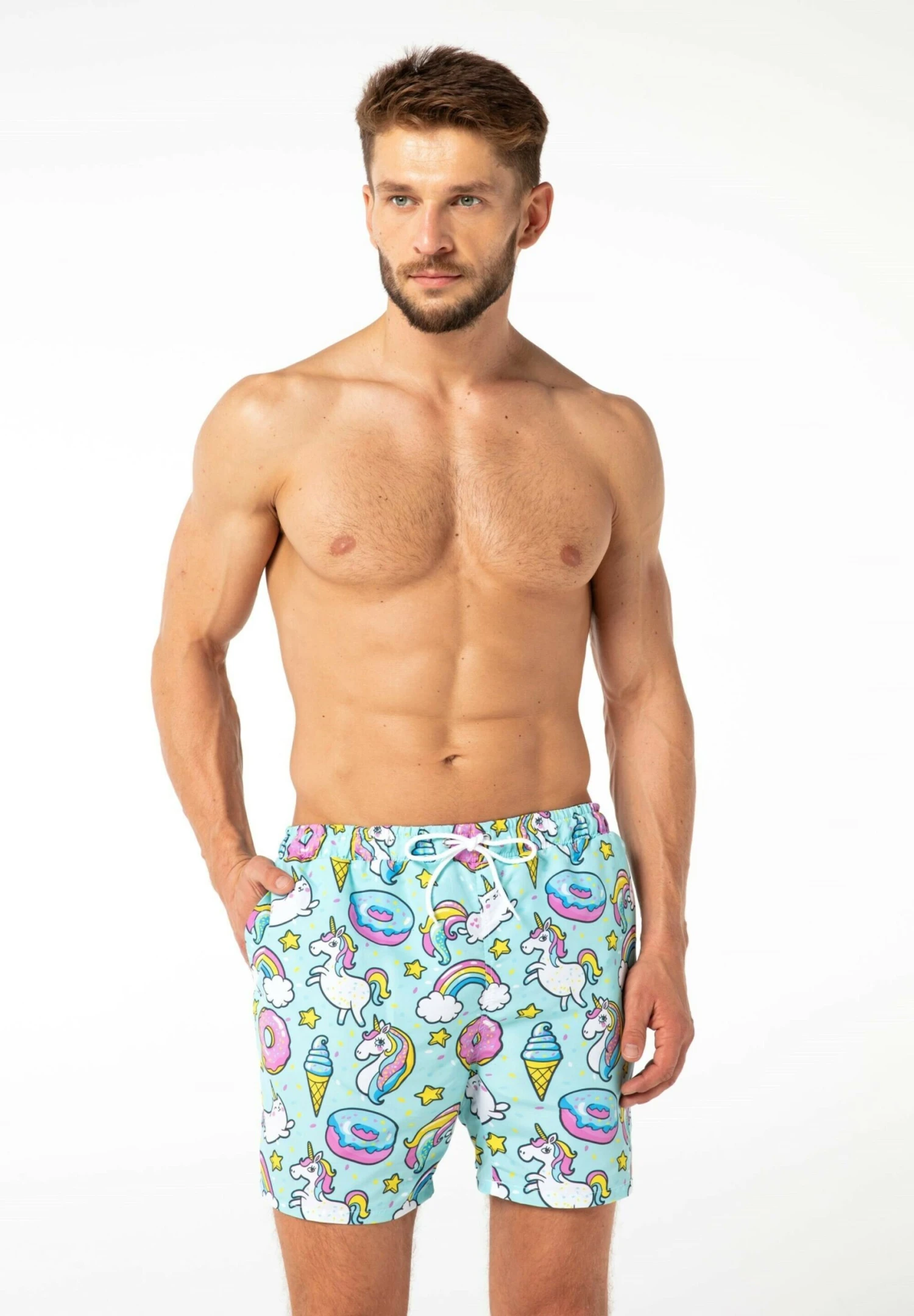 Mr GUGU & MISS GO Happy Teal- Shorts Da Mare - Teal 1 Mr GUGU & MISS GO Happy Teal- Shorts Da Mare - Teal