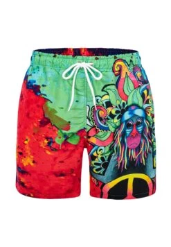Mr GUGU & MISS GO Shaman- Shorts Da Mare - Red
