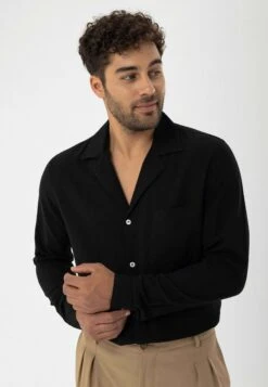 Long Sleeve Collar DetailedCamiciaBlack Uomo Camicie D4H22D016-Q11 -Vendite Boss b76aa5b919ef41e5b47b2698c0bbb0aa