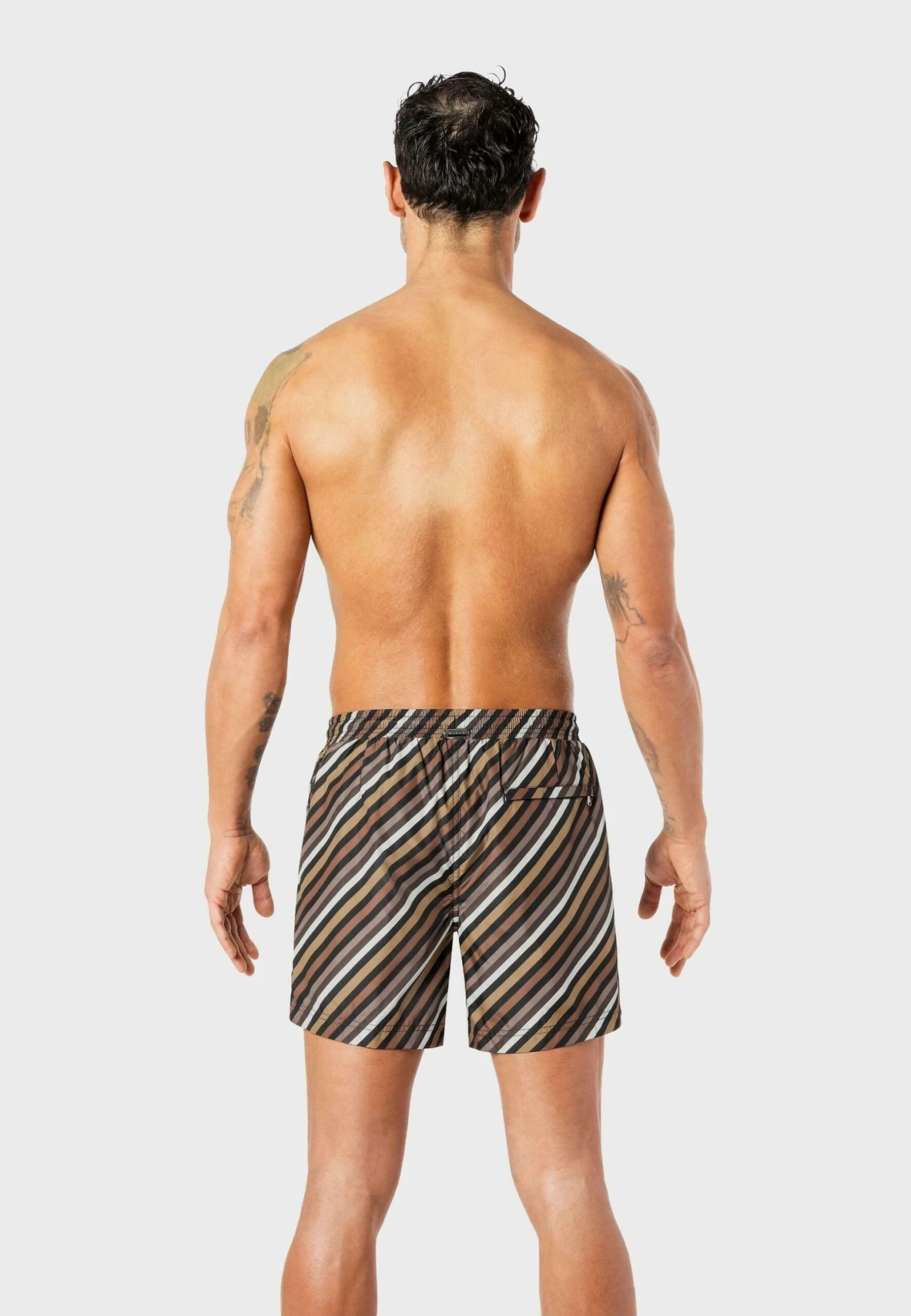 Mid-Length - Shorts Da Mare - Beige Melange 2 Mid-Length - Shorts Da Mare - Beige Melange - immagine 2