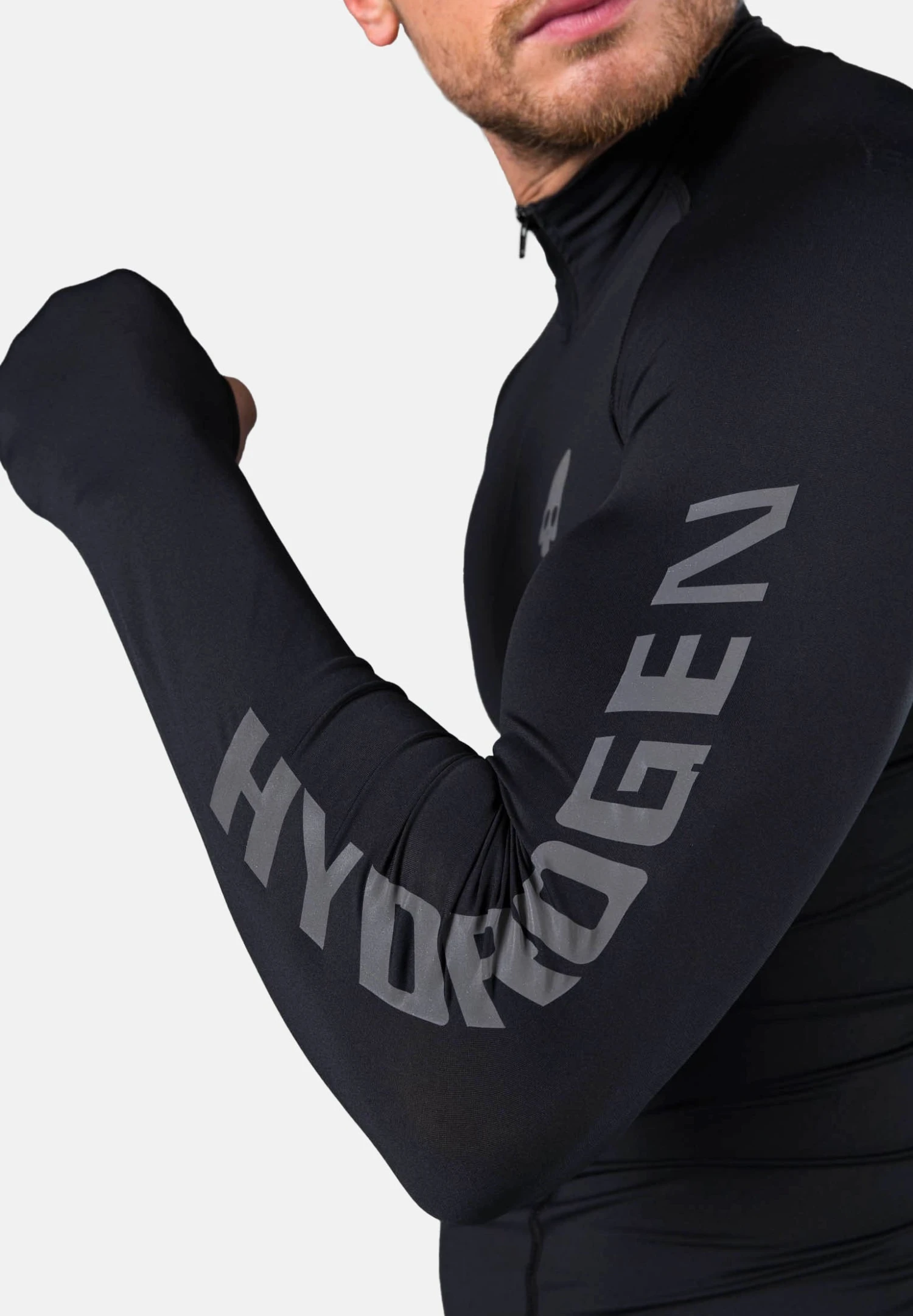 Hydrogen Zipped Second SkinMaglietta A Manica LungaDark Grey Uomo T-shirt E Polo 1HY22O00Z-C11 3 Hydrogen Zipped Second SkinMaglietta A Manica LungaDark Grey Uomo T-shirt E Polo 1HY22O00Z-C11 - immagine 3