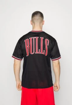NEW ERA Nba Chicago BullsOversizeTeeSquadraBlack/Red Uomo T-shirt E Polo NE342D0N7-Q11