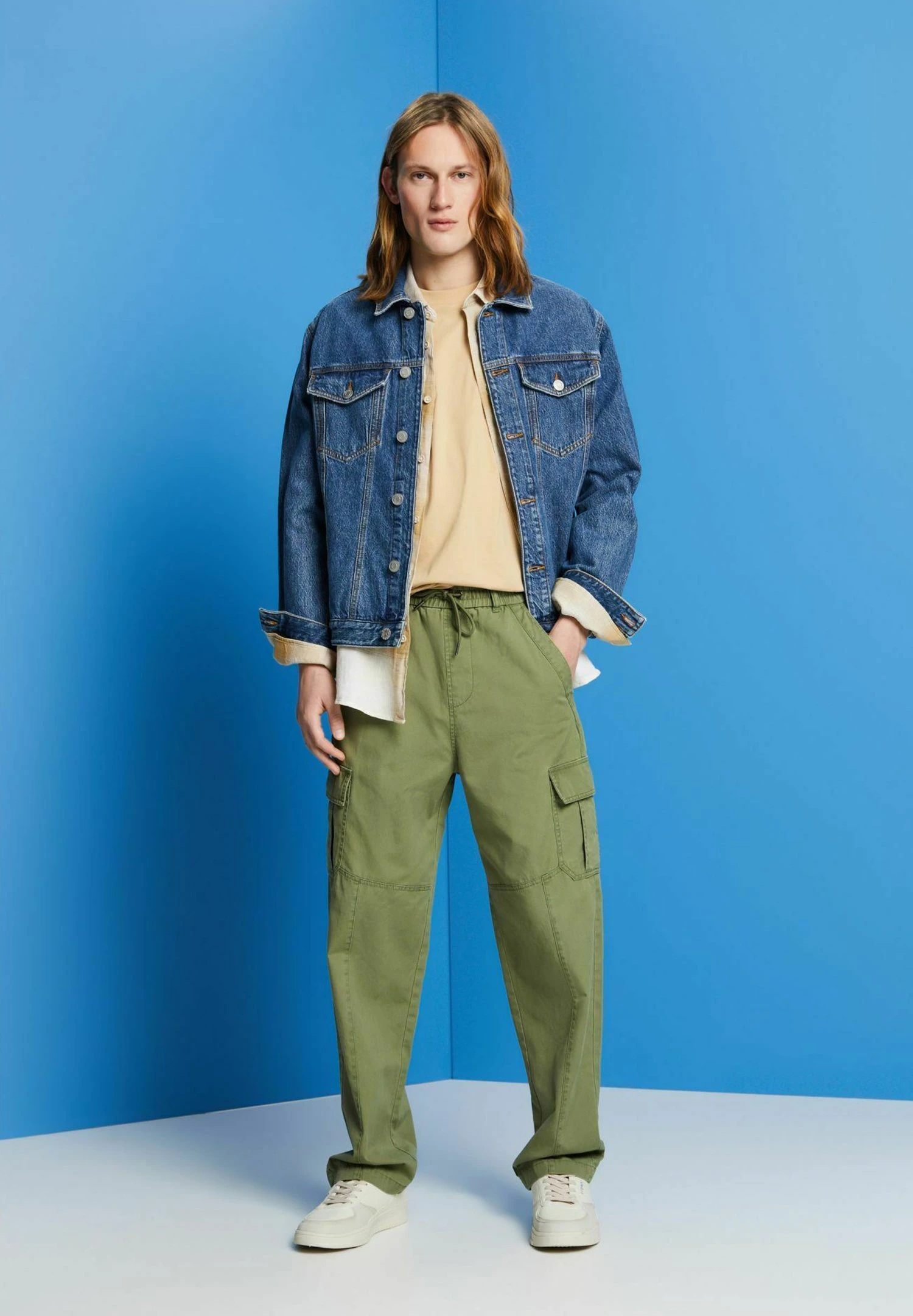 ESPRIT Mit DelfinprintT-Shirt BasicSand Uomo T-shirt E Polo ES122O130-B11 1 ESPRIT Mit DelfinprintT-Shirt BasicSand Uomo T-shirt E Polo ES122O130-B11