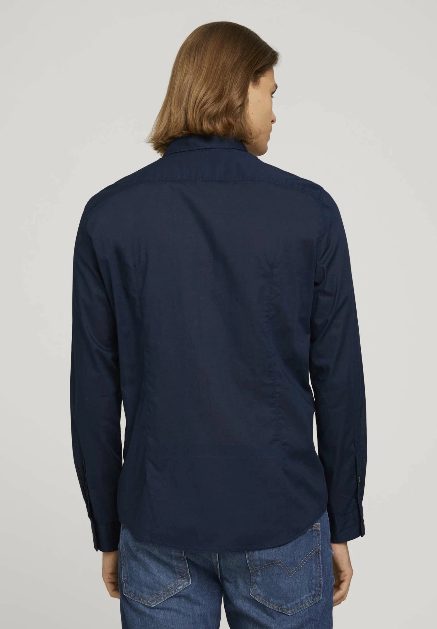 TOM TAILOR Denim Light ShirtCamiciaBlack Iris Blue Uomo Camicie TO722D0EQ-K12 3 TOM TAILOR Denim Light ShirtCamiciaBlack Iris Blue Uomo Camicie TO722D0EQ-K12 - immagine 3