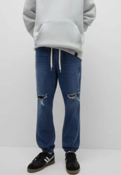 PULL & BEAR Jeans BaggyBlue Denim Uomo Jeans PUC22G0OC-K12