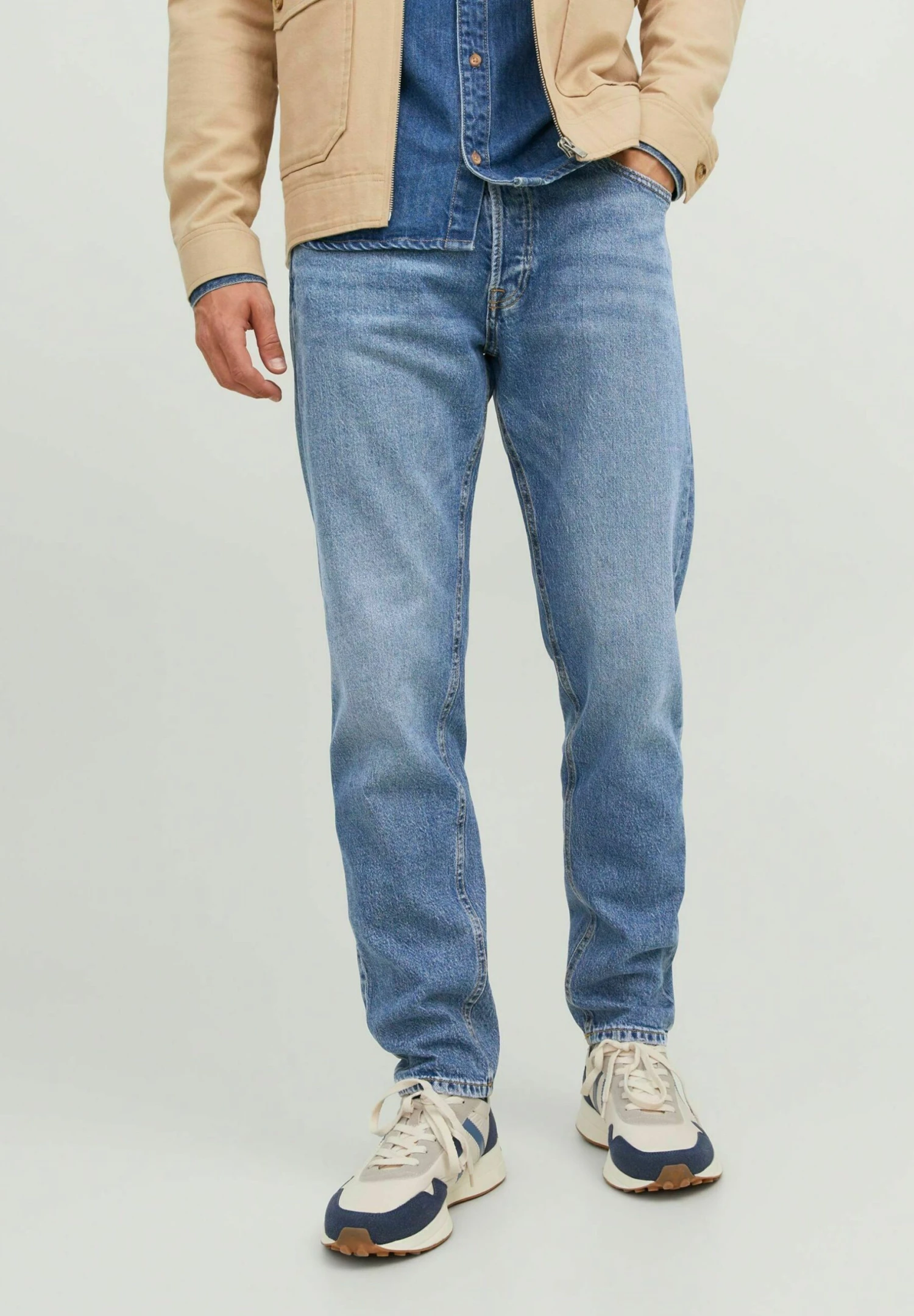 Jack & Jones Erik OriginalJeans A SigarettaBlue Denim Uomo Jeans JA222G2A1-K11 1 Jack & Jones Erik OriginalJeans A SigarettaBlue Denim Uomo Jeans JA222G2A1-K11