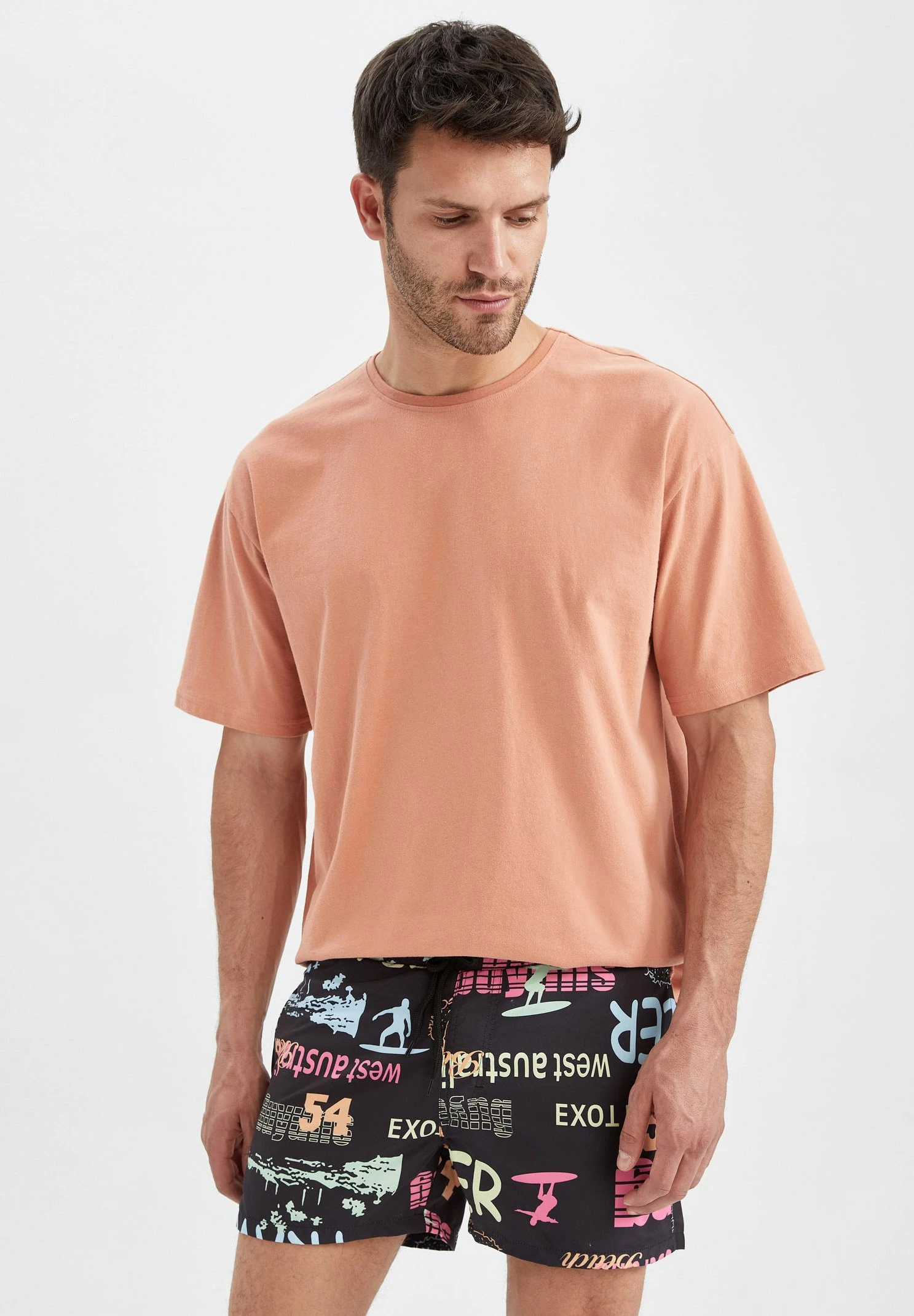 DeFacto TonyShorts Da MareBlack Uomo Moda Mare DEZ82H03N-Q11 2 DeFacto TonyShorts Da MareBlack Uomo Moda Mare DEZ82H03N-Q11 - immagine 2