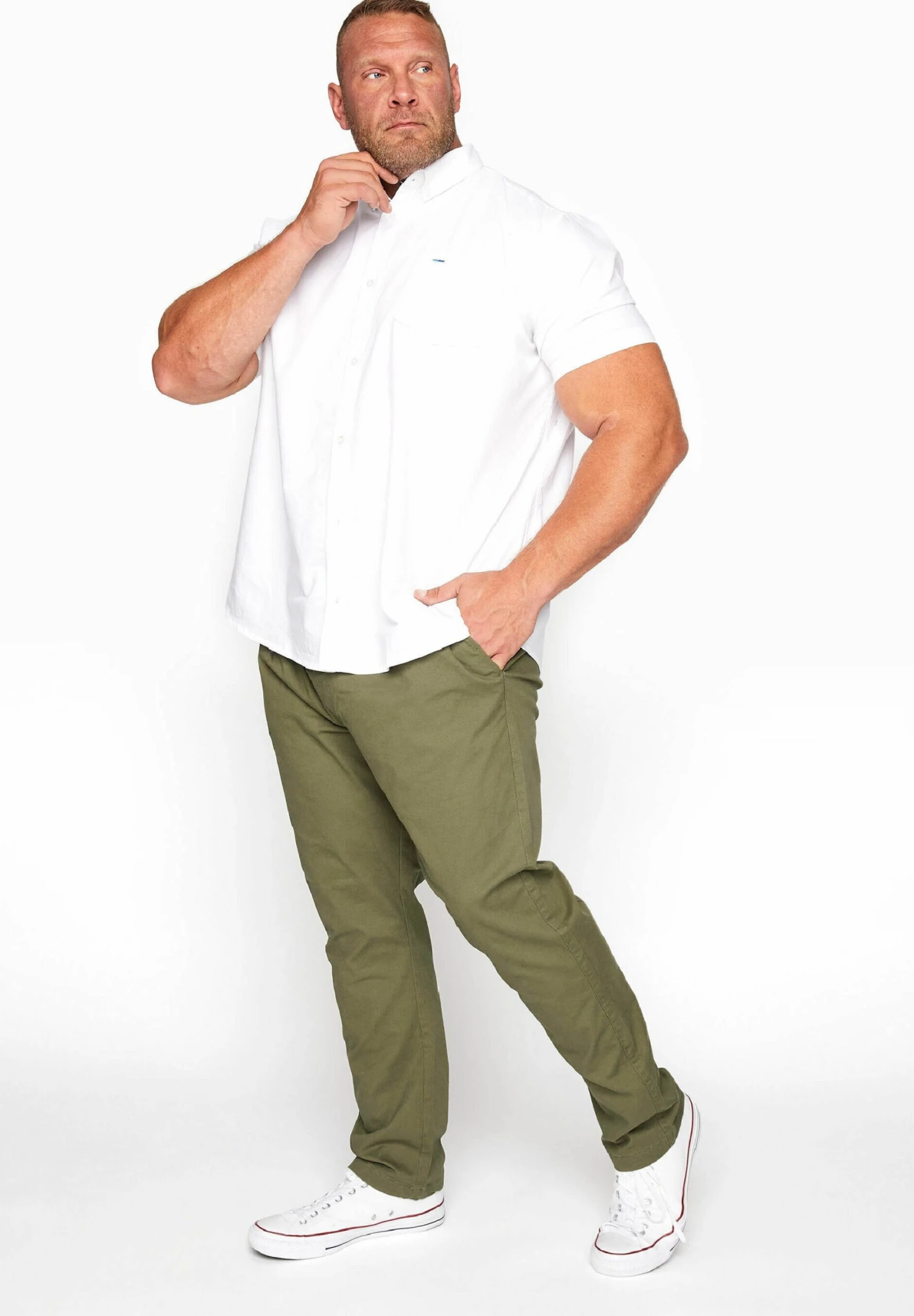 Elasticated Waist - Pantaloni - Green 2 Elasticated Waist - Pantaloni - Green - immagine 2