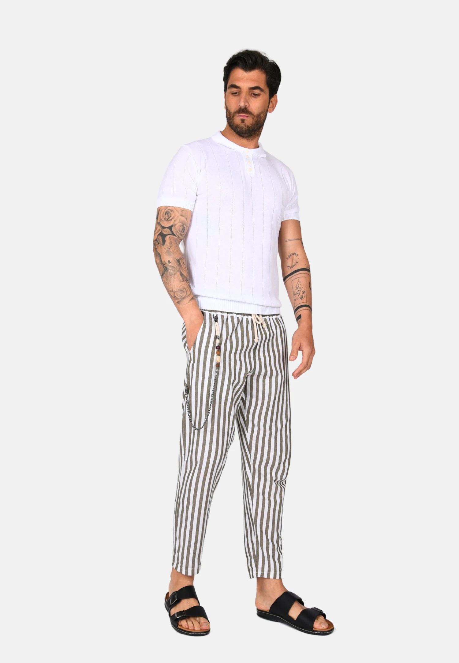 PantaloniVerde Uomo Pantaloni CIS22E01D-M11 2 PantaloniVerde Uomo Pantaloni CIS22E01D-M11 - immagine 2