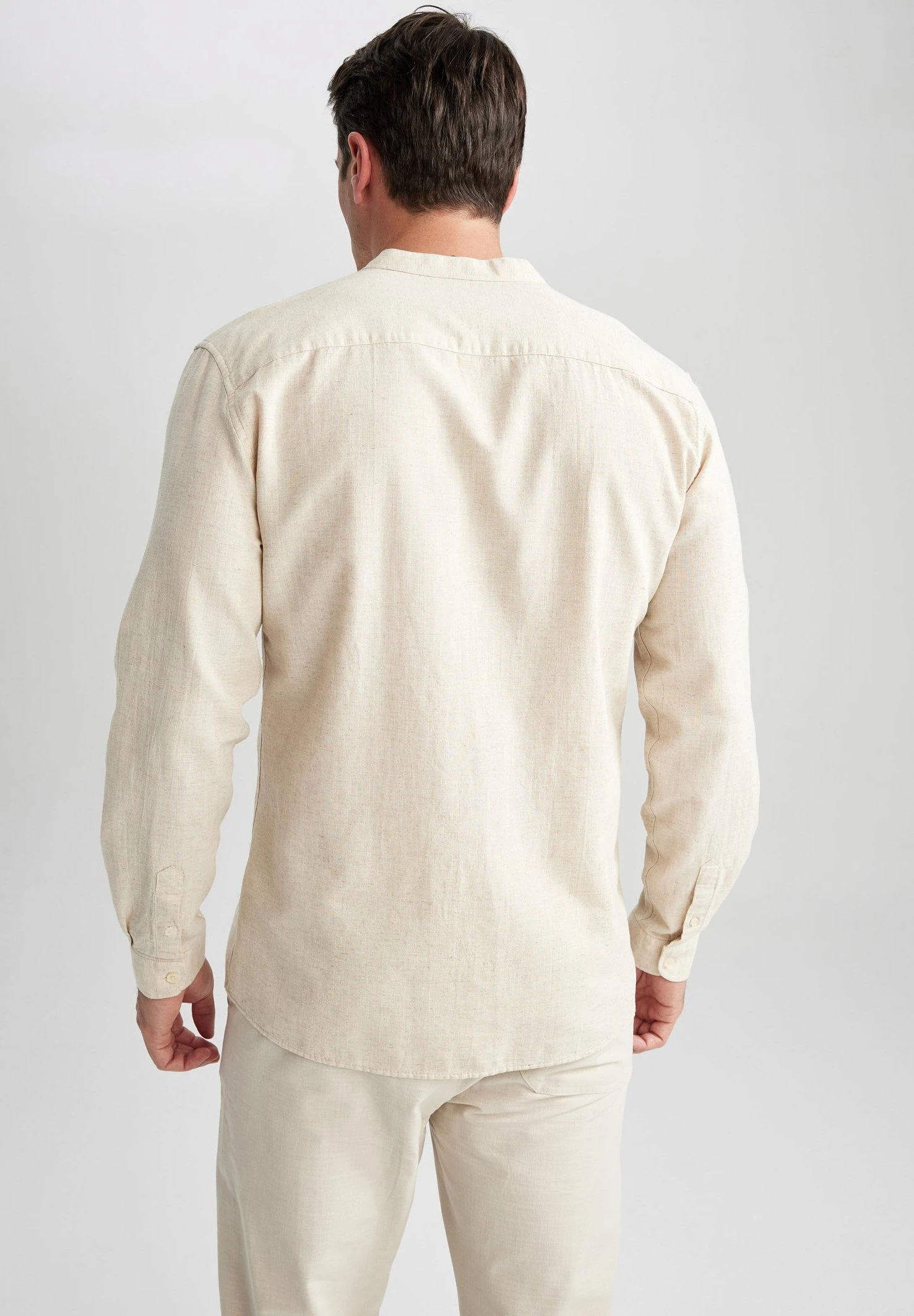 DeFacto Modern Fit - Camicia - Beige 3 DeFacto Modern Fit - Camicia - Beige - immagine 3