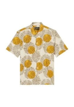 Marc O'Polo Kurzarm- Regular Mit Sommerlichem Allover-PrintCamiciaMultiOyster Gray Uomo Camicie MA322D0WV-B11