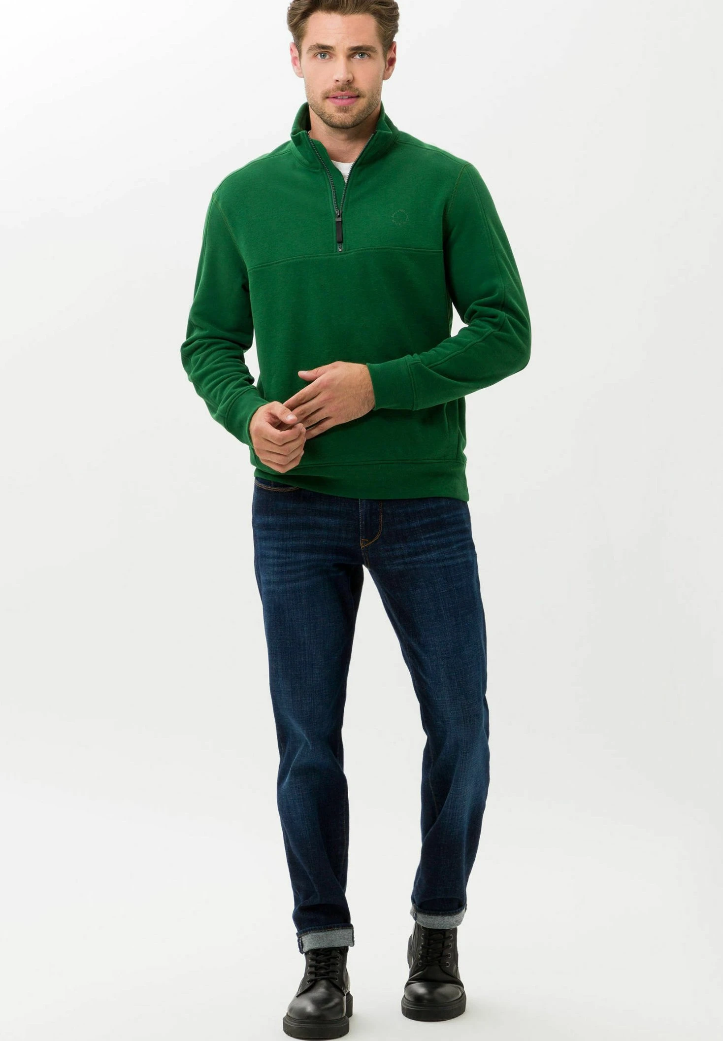 BRAX Style CurtJeans Slim FitWorn Blue Used Uomo Jeans BX022G09K-K11 2 BRAX Style CurtJeans Slim FitWorn Blue Used Uomo Jeans BX022G09K-K11 - immagine 2