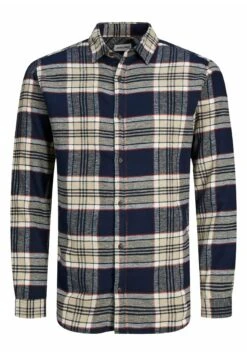 Jack & Jones Plain Fall Check Ls PlsCamiciaNavy Blazer Uomo Camicie JA222D2GF-K11