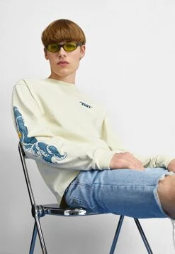 HUF Rogue Wave TeeMaglietta A Manica LungaBone Uomo T-shirt E Polo H0H22O0I3-B11