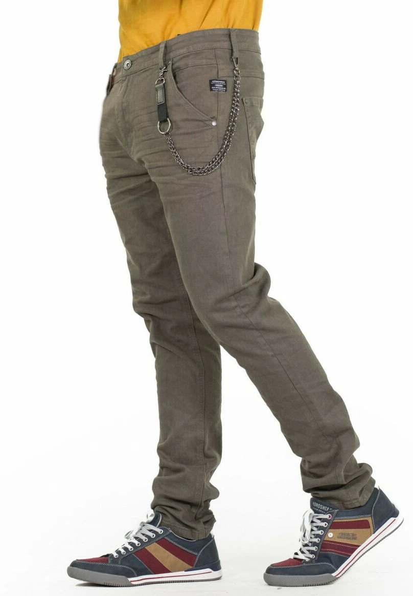 Koroshi Slim Fit - Pantaloni - Kaki 3 Koroshi Slim Fit - Pantaloni - Kaki - immagine 3