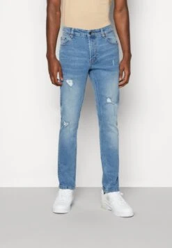 Denim Project Mr Red DestroyJeans Slim FitBlue Denim Uomo Jeans DEO22G006-A11