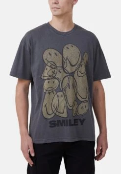COTTON ON SmileyT-Shirt Con StampaGrey Uomo T-shirt E Polo C1Q22O032-Q11