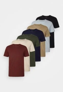 Pier One 7 PackT-Shirt BasicBlack/Dark Blue/Dark Green Uomo T-shirt E Polo PI922O0PY-Q14 -Vendite Boss d74e2d3540cf40e38472cc37d83d230d